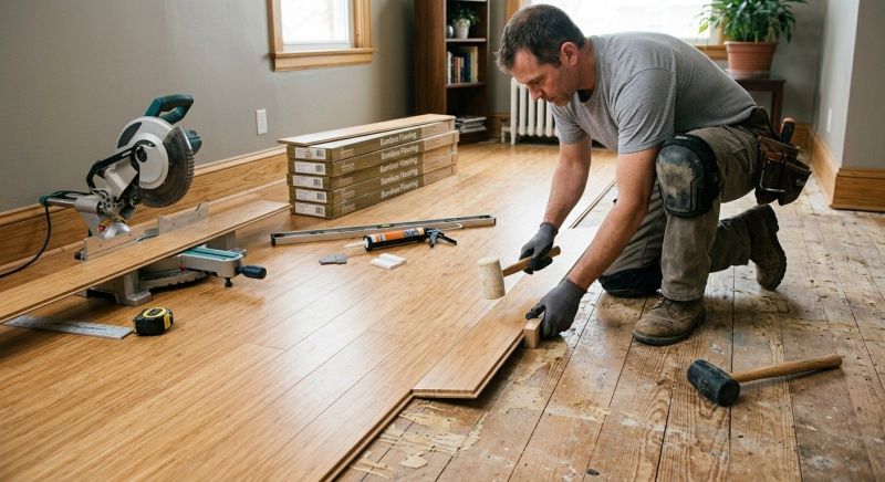 Bamboo Flooring Installation in San Marcos, TX