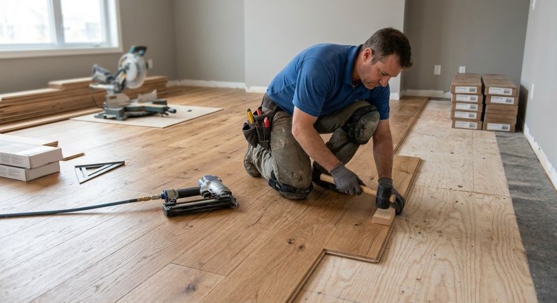 Hardwood Floor Installation in Canyon Lake, TX