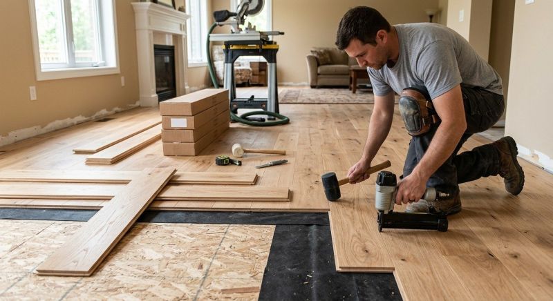 Hardwood Floor Installation in Canyon Lake, TX