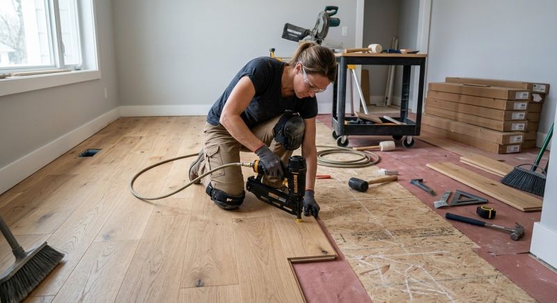 Hardwood Floor Installation in Comal County, TX