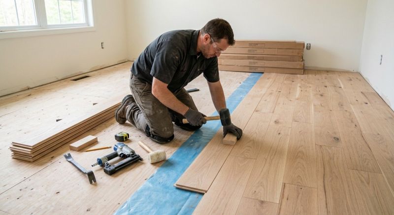 Hardwood Floor Installation in Luling, TX