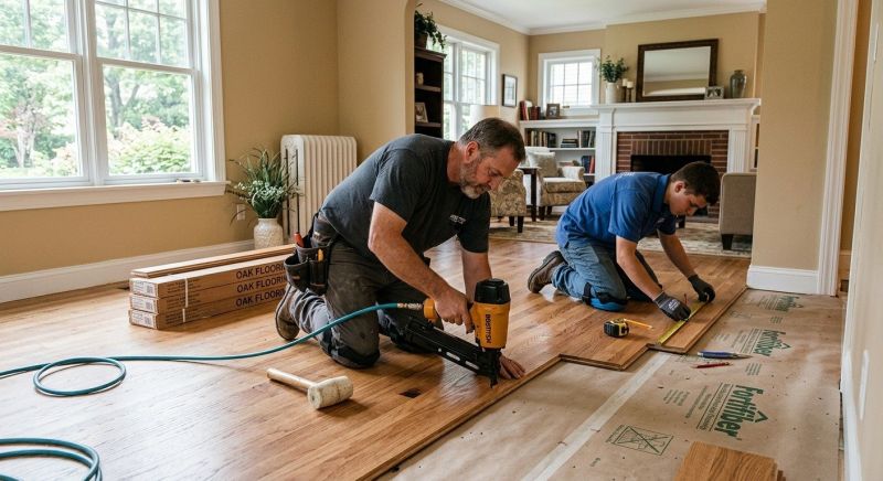 Hardwood Floor Installation in Luling, TX