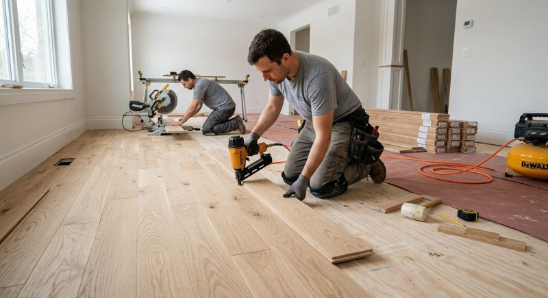 Hardwood Floor Installation in New Braunfels, TX