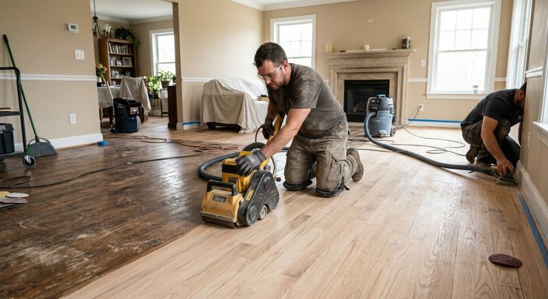 Hardwood Floor Renovation in San Marcos, TX