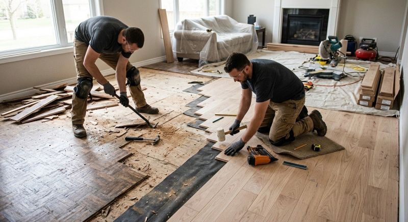 Hardwood Replacement in Kyle, TX