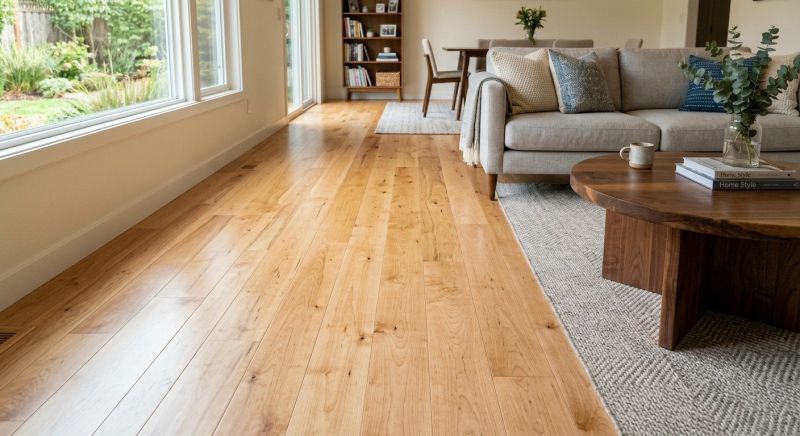 Maple Flooring Installation in Buda, TX