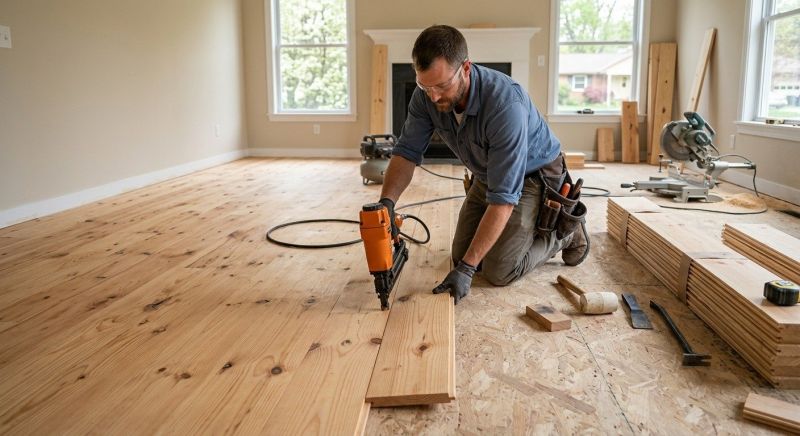 Maple Flooring Installation in San Marcos, TX