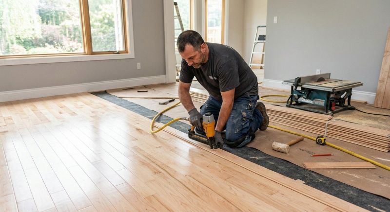 Maple Flooring Installation in Manchaca, TX