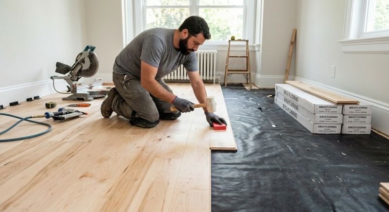Maple Flooring Installation in New Braunfels, TX