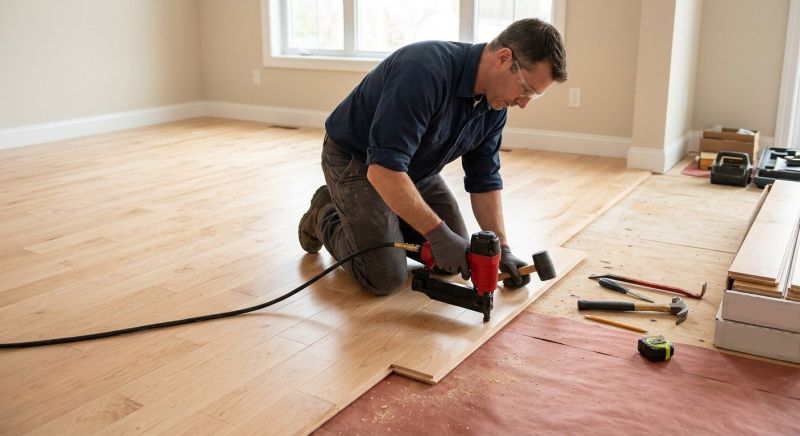 Maple Flooring Installation in Seguin, TX