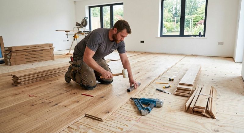 Oak Floor Installation in Seguin, TX