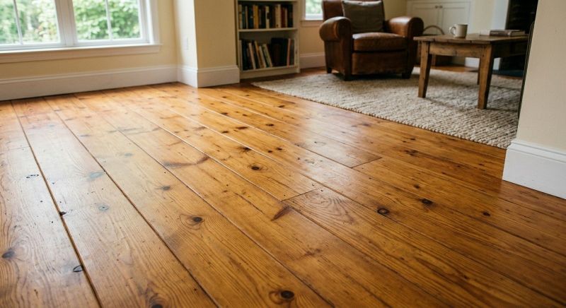 Pine Floor Installation in San Marcos, TX