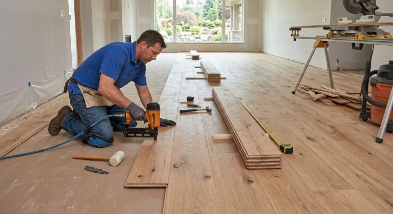 Plank Floor Installation in San Marcos, TX