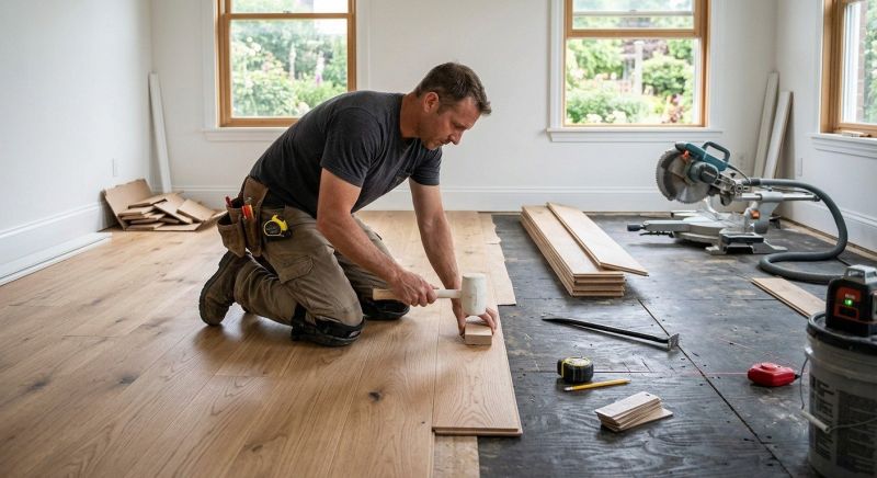 Plank Floor Installation in San Marcos, TX