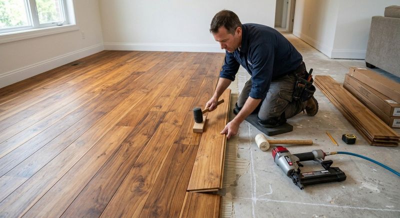 Teak Flooring Installation in San Marcos, TX