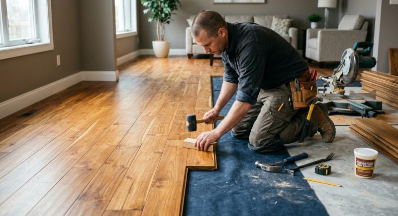 Teak Flooring Installation in San Marcos, TX